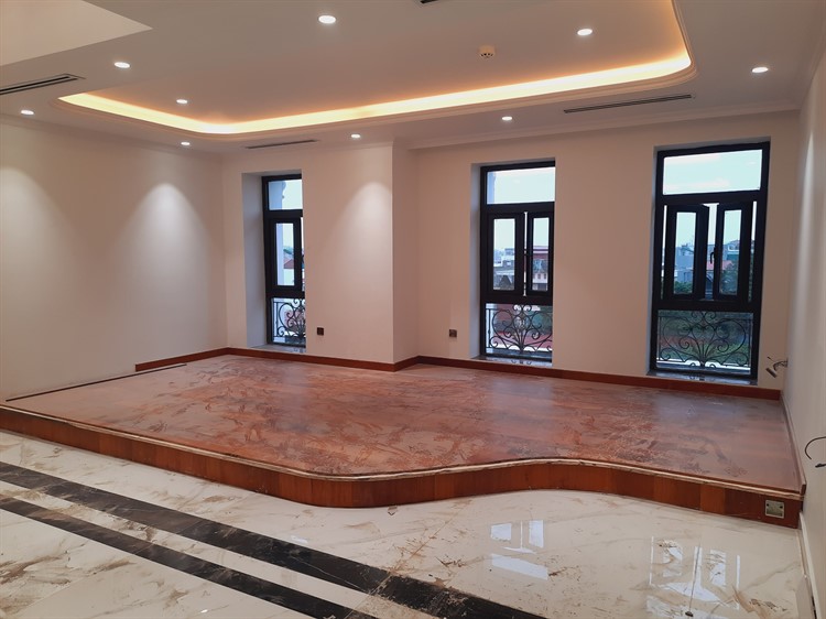 Công trình biệt thự lắp đặt đèn spotlight âm trần Marslight tại Hải Phòng